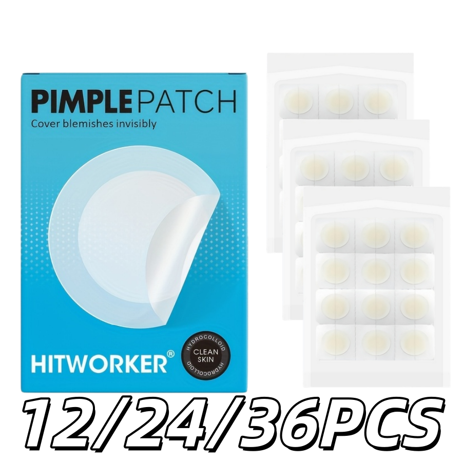 Skincare Oil Control - 12/24/36PCS Adesivos de Hidrogel com Óleo