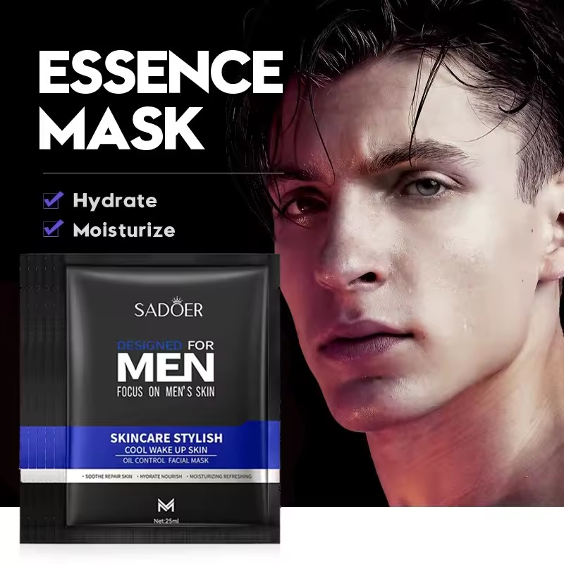 Skincare Oil Control - 10 pçs máscara facial masculina hidratante