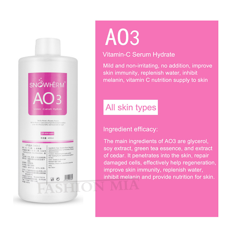 3 pçs/1200ml solução aqua peel - Skincare Oil Control avaliação e preço