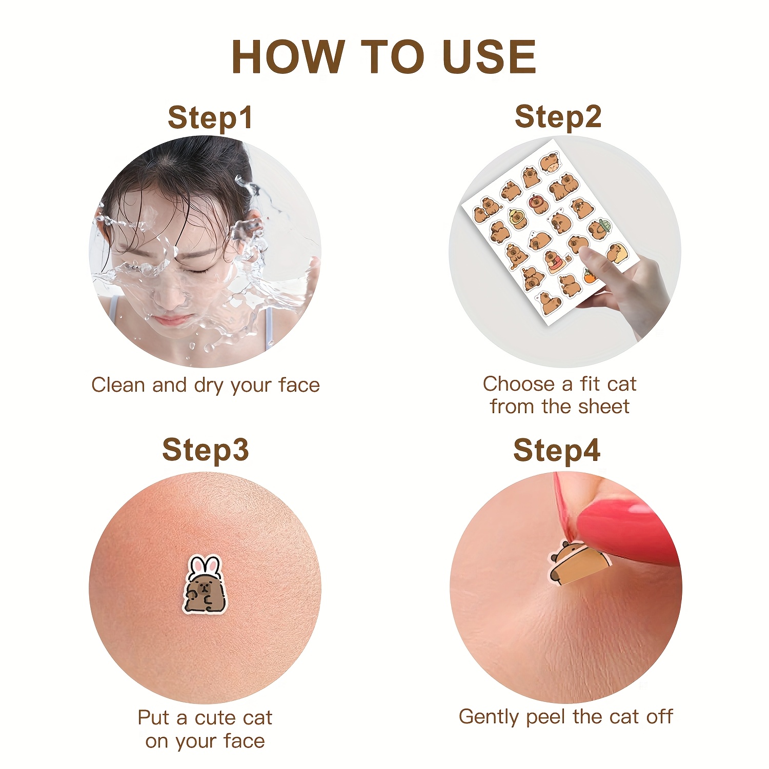 Adesivos faciais em formato de - Skincare Oil Control avaliação e preço