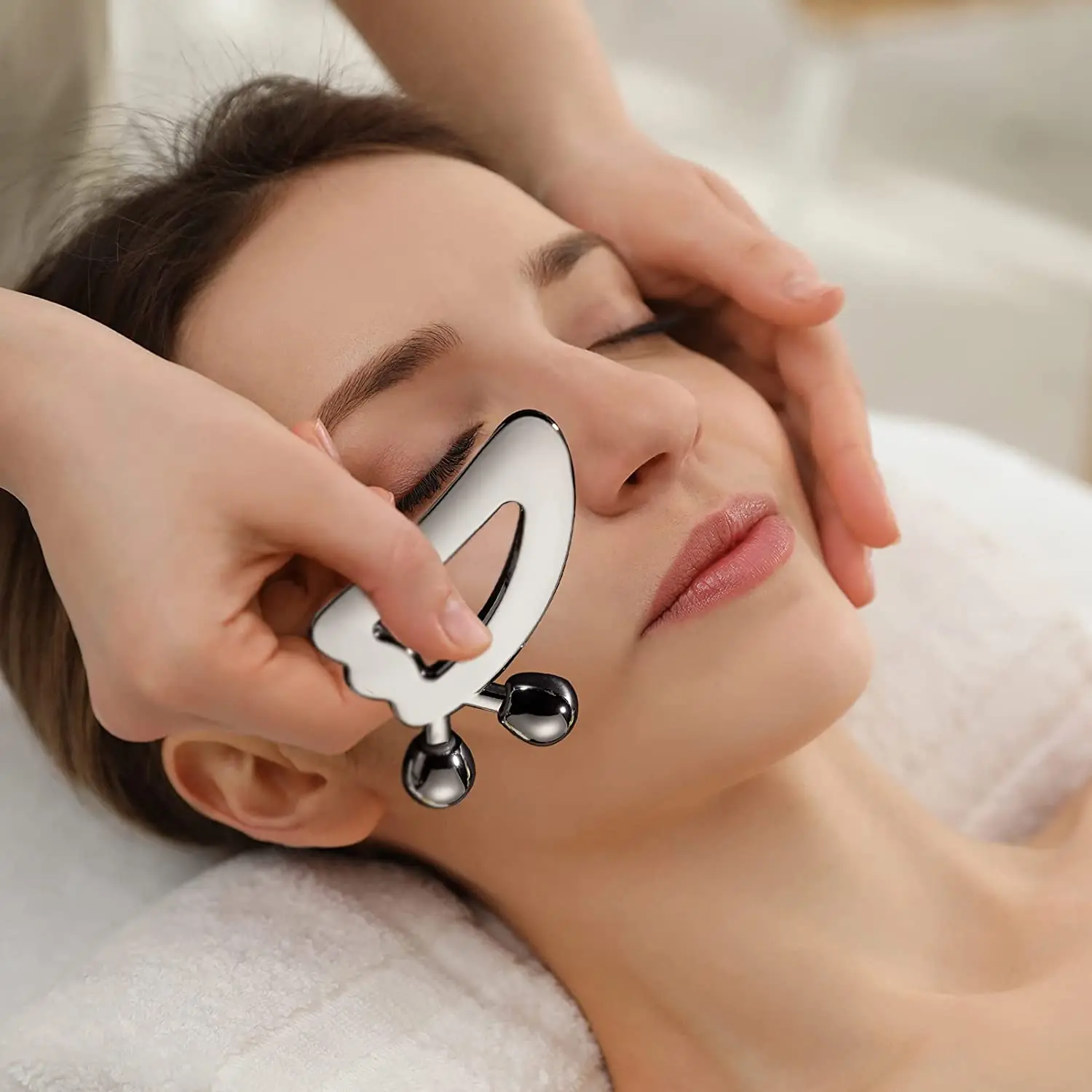 Rolo facial 3D e ferramenta Gu - Skincare Scora avaliação e preço