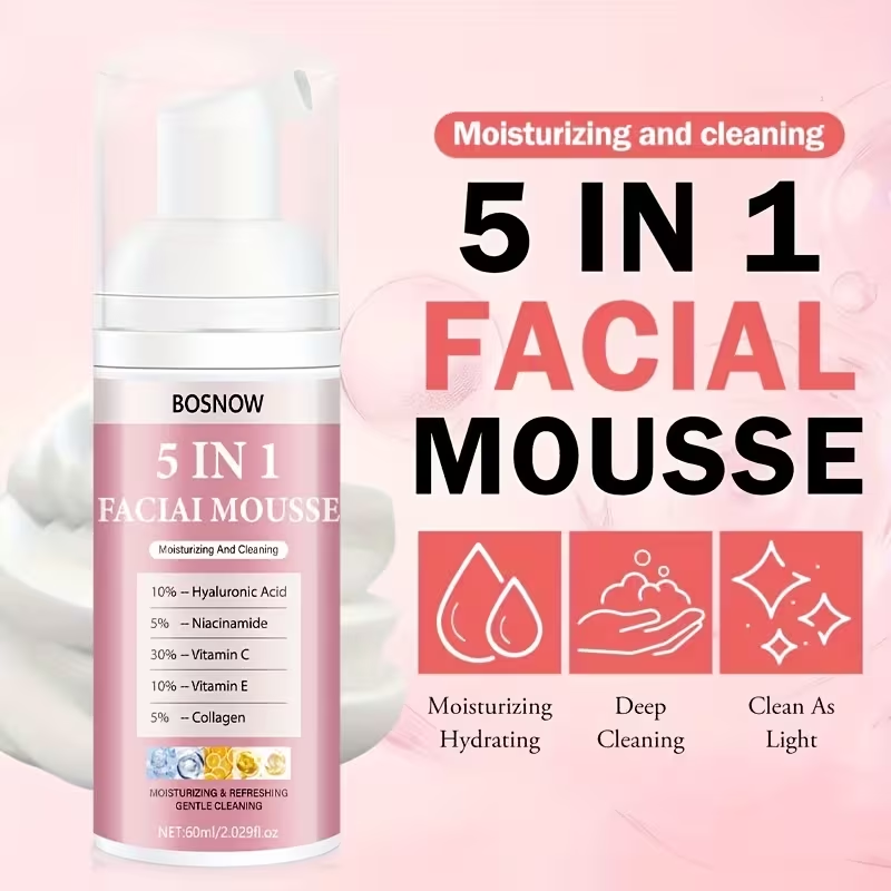 Mousse de Limpeza Facial 5 em  - Skincare Glowing avaliação e preço