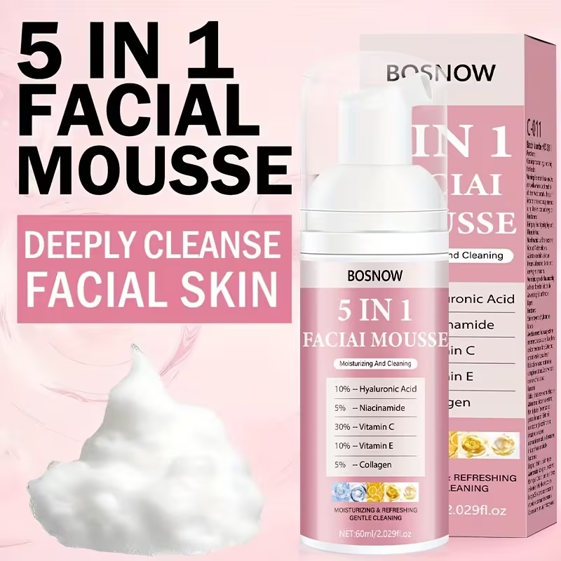 Mousse de Limpeza Facial 5 em  - Skincare Glowing avaliação e preço