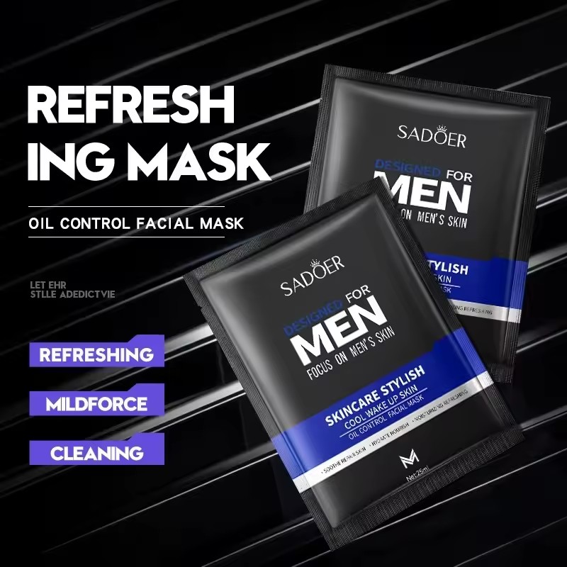 10 pçs máscara facial masculin - Skincare Oil Control avaliação e preço