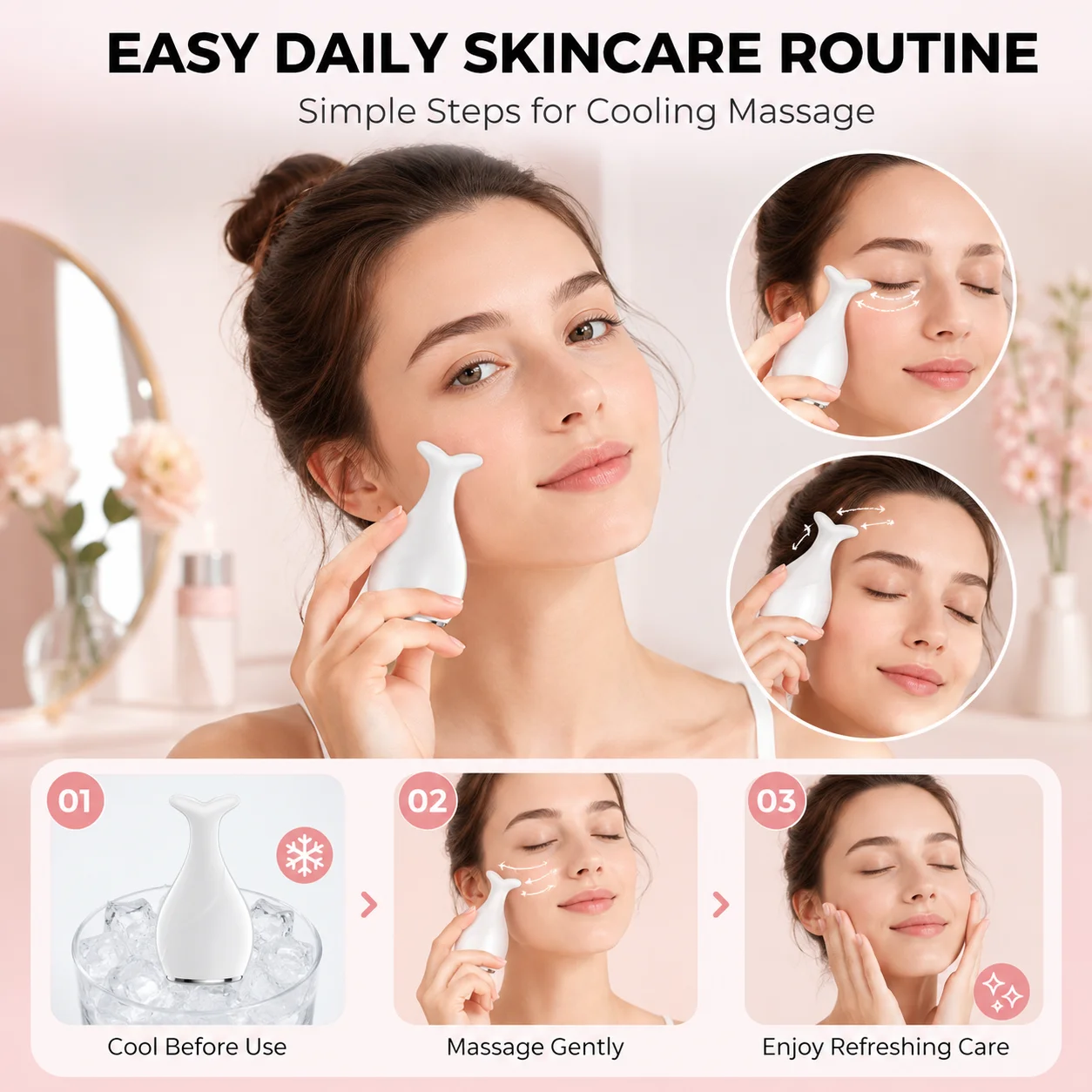 Massageador Facial em Forma de - Skincare Scora avaliação e preço